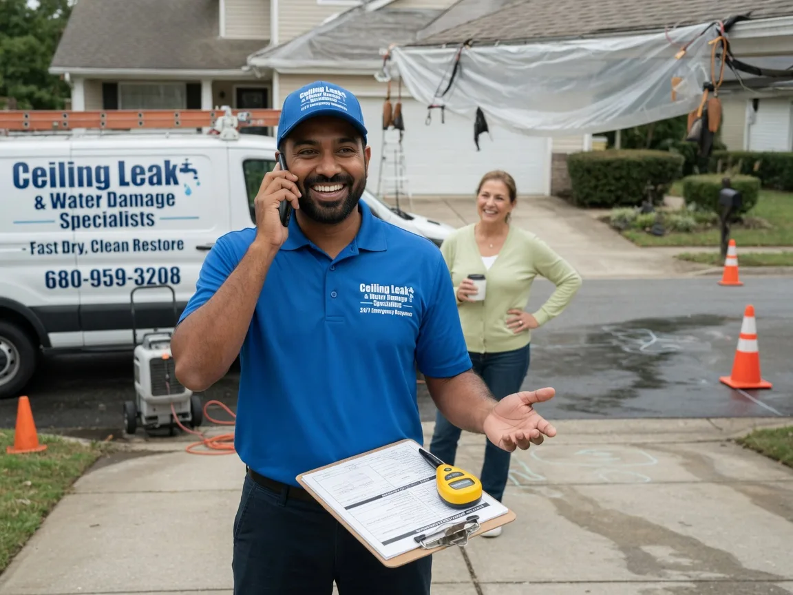 Ceiling Leak Cleanup Beach Park, IL FAQs
